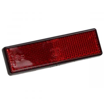 Reflector rechthoek 94x28mm rood 2 bouten