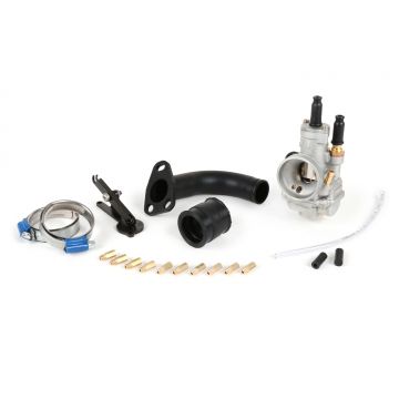 Carburateurset Polini CP23 diameter23mm Vespa Wideframe VM1T,VM2T,VN1T,VN2T,VL1T,VL2T,VL3T,VB,VGL1,ACMA met inlaatspruitstuk