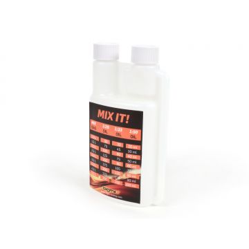 Oliemaatbeker doseerfles BGM PRO 250ml met doseerkamer (10ml) en twee sluitingen