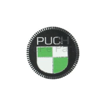 Puch logo 50mm zwart/wit/groen