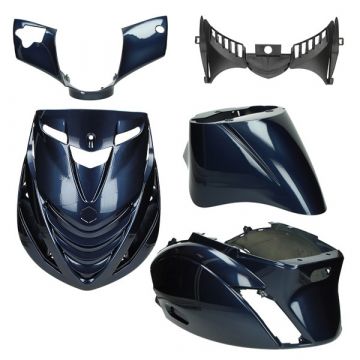 Kappenset SP look Piaggio Zip 2000→50cc 2/4-takt midnight blue EVO-1 dicht DMP 5-delig