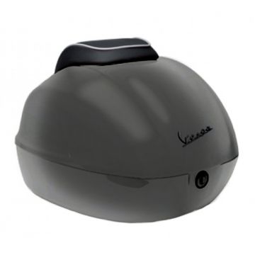 Topkoffer 32 liter Vespa Sprint grijs titanio 742/b Piaggio origineel cm272916