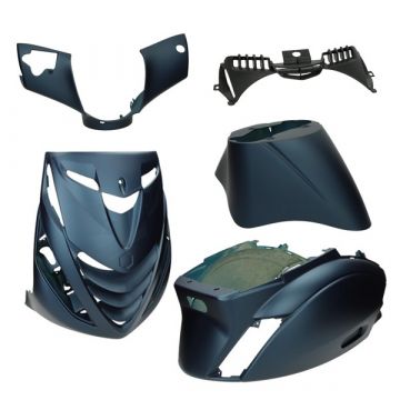 Kappenset SP look Piaggio Zip 2000→50cc 2/4-takt mat donkerblauw DMP 5-delig
