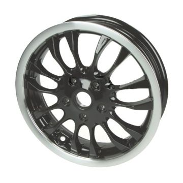 Voorwiel Vespa Sprint glans zwart origineel