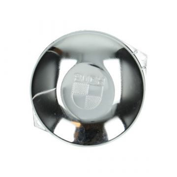 Vliegwieldeksel gestanst logo Puch Maxi chroom DMP