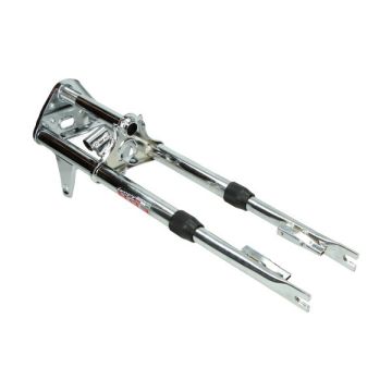 Voorvork origineel model met stuurslot aansluiting Puch Maxi n chroom EBR