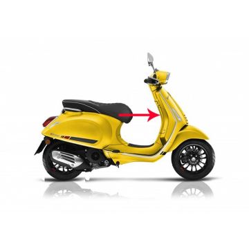 Beenschild deksel Vespa Sprint sport matgeel 974/A Piaggio origineel 67361800L7