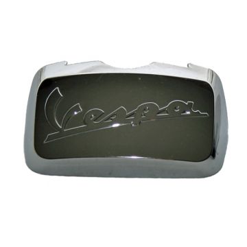 Afdekkap bagagerek/bevestigingsbeugel achterzijde chroom Vespa LX50/LX125/LX150/Vespa LXV50/LXV125/Vespa S50/S125/S150/GT/GTL/GTS - chroom 623336 origineel