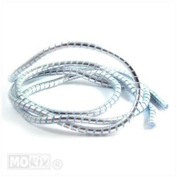 Chroom cover buiten kabel 6mm 1.5 meter universeel