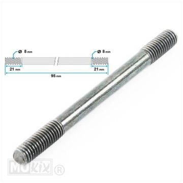 Cilinder Tapeind Kreidler M8X95 (1)