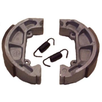 Remschoen/remsegment set 100x20mm kleine remtrommel oud model Piaggio Zip/NRG/Sfera/Typhoon achterzijde DMP