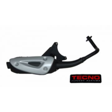 Uitlaat Piaggio / Vespa LX 4-takt 2V straight Tecno