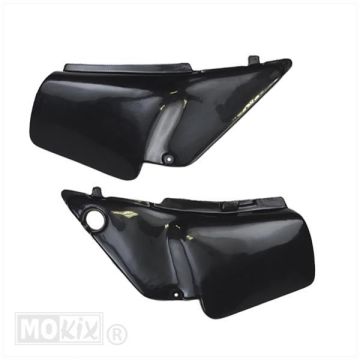 Zijkappen Honda MT lang Paris Dakar zwart Supertec