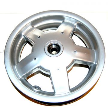 Achtervelg/wiel -Piaggio 3.00-10 inch- Vespa LX/LXV/S - zilver 56365R origineel