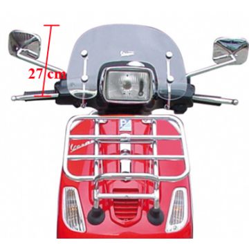 Windscherm laag -Piaggio Cruiser-27cm Vespa S 50-125-150 helder  655376 origineel