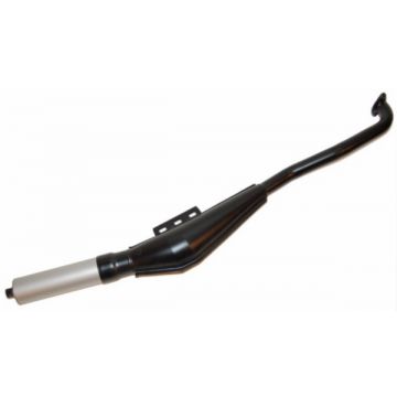 Uitlaat model Proma Puch Maxi zwart/aluminium
