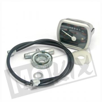 Kilometerteller/cockpit set compleet met kabel en wartel Peugeot 103 MVL 