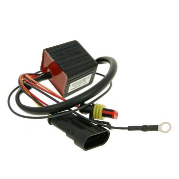 Lambda-emulator/cdi-unit - Malossi TC Unit O2-controller Piaggio Quasar/HPE 250/300 LC Vespa GTS125/150/250/300/Primavera/Sprint 125/150(Euro4)/LX/LXV/X7-8/NP3/Liberty/Medley/Beverly/Scarabeo/Sportcity 5514749