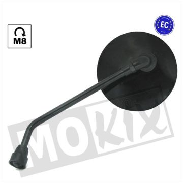 SPIEGEL CHI CLASSIC LX GLANS ZWART LINKS/RECHTS CE