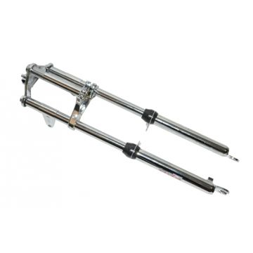 Voorvork Puch Maxi breed chroom EBR