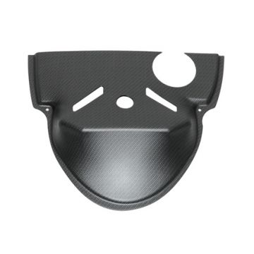 Underseat/beschermplaat/binnenspatbord carbon Piaggio Zip 2000 SP/Zip 2000→ achterzijde DMP