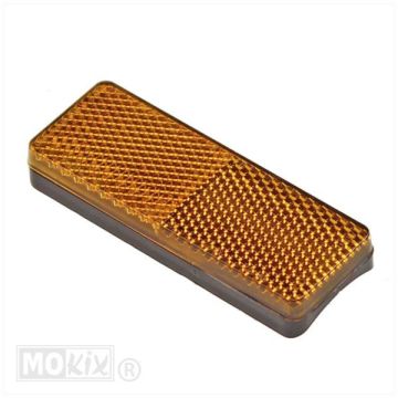 Reflector rechthoek 89x35.5 oranje voorvork ce