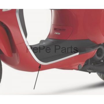 Sierstrip/randbescherming treeplank links chroom Vespa Primavera/Sprint 50-125-150 673640 origineel