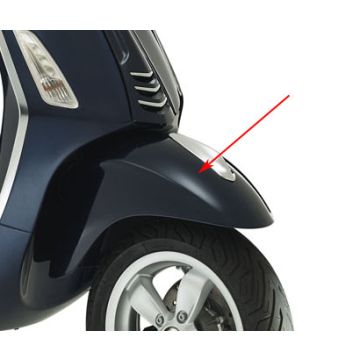 Voorspatbord Vespa Primavera Blauw Midnight 222 Piaggio origineel 1B000947000DE