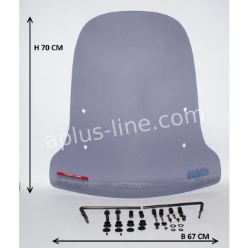 Windscherm hoog smoke AGM Goccia / Turbho CS/CD / IVA Jet