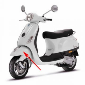 Voorspatbord Vespa Lx 544 wit