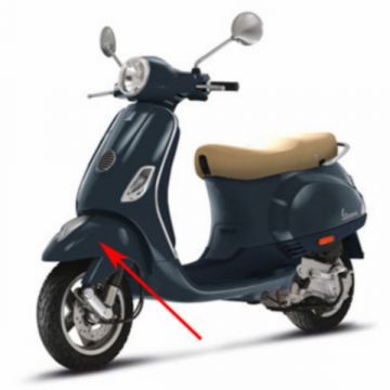 Voorspatbord Vespa LX 50-125-150cc facelift 2012→ 222 midnight blauw