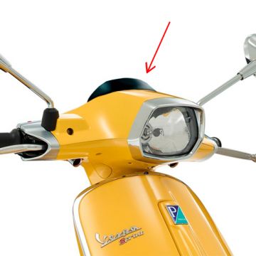 Stuurkap spoiler Vespa Sprint origineel zwart 1b001309