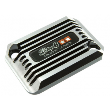 Rempot deksel Stage6 Cooling Style Yamaha Aerox Zwart