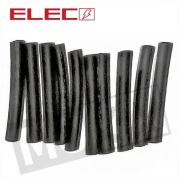 Krimpkous-elektrische verbinding 2.0mm dikte x 40mm lengte zwart (10 stuks)