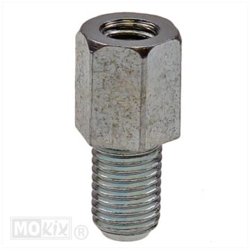 Spiegel adapter-verloopbus M8 rechtse schroefdraad-M10 rechtse schroefdraad Tuning