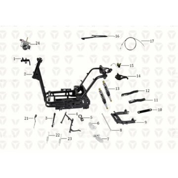 Frame Yadea T9L