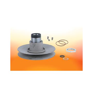 Koppelingspoelieset Minarelli horizontaal (diameter  128 mm) over range - (type Yamaha/Minarelli 50) 619733