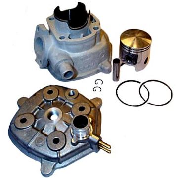 Cilinder met cilinderkop -Malossi 70 cc MHR Replica- Minarelli horizontaal LC pistonpen 10mm 318430