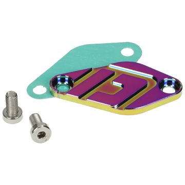 Afdekplaat Oliepomp Doppler CNC Derbi Senda / Minarelli AM6 Titanium