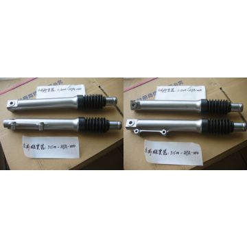 Voorvorkpoot onder links zilver  SYM Cello/Allo/Allo GT/Fiddle 2/3 50-125cc origineel 51500-AYA-000