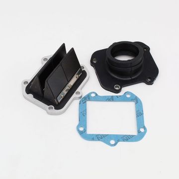 Spruitstuk met membraan Aprilia RS125 Italkit lc.01.125 Racing Carbon (diameter 40mm)