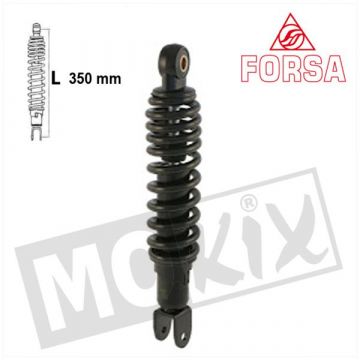 SCHOKBREKER YAMAHA AEROX 99-14 ZWART FORSA