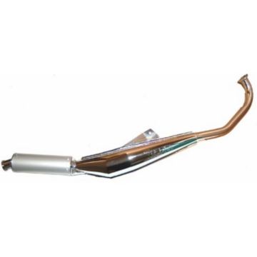 Uitlaat expansie Tomos Funtastic/Revival ts/Streetmate/Youngstern-ts chroom/aluminium tecno