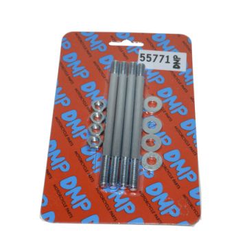 Tapeind cilinder + moer Tomos m7x115mm DMP 4 stuks