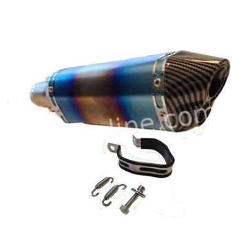 Uitlaat Vespa Primavera / Sprint / Zip 4-takt IGET euro 5 iridium / Carbon look Aplus