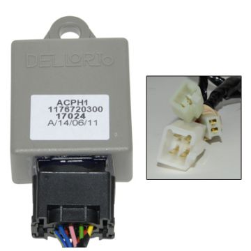 Cdi-unit oliepomp modificatie set van 8-polig > 6-polig Peugeot Looxer/Ludix/Speedfight 2/Vivacity origineel