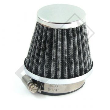 Powerfilter/luchtfilter open 48mm aansluiting carburateur Type K&N Supertec