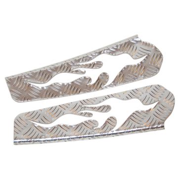 Voetplaat set model vlam Speedfight aluminium DMP