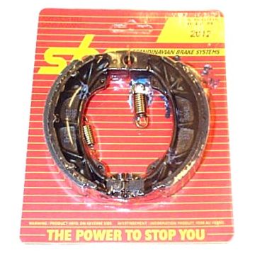 Remsegment set Beta/Kymco Dink/Filly/KB-K12/Ludix/ Aprilia/ Peugeot/tb achter sbs 20