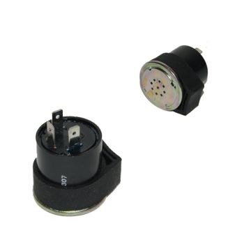 Knipperlicht relais 3-polig met geluid Peugeot/V-Clic DMP
